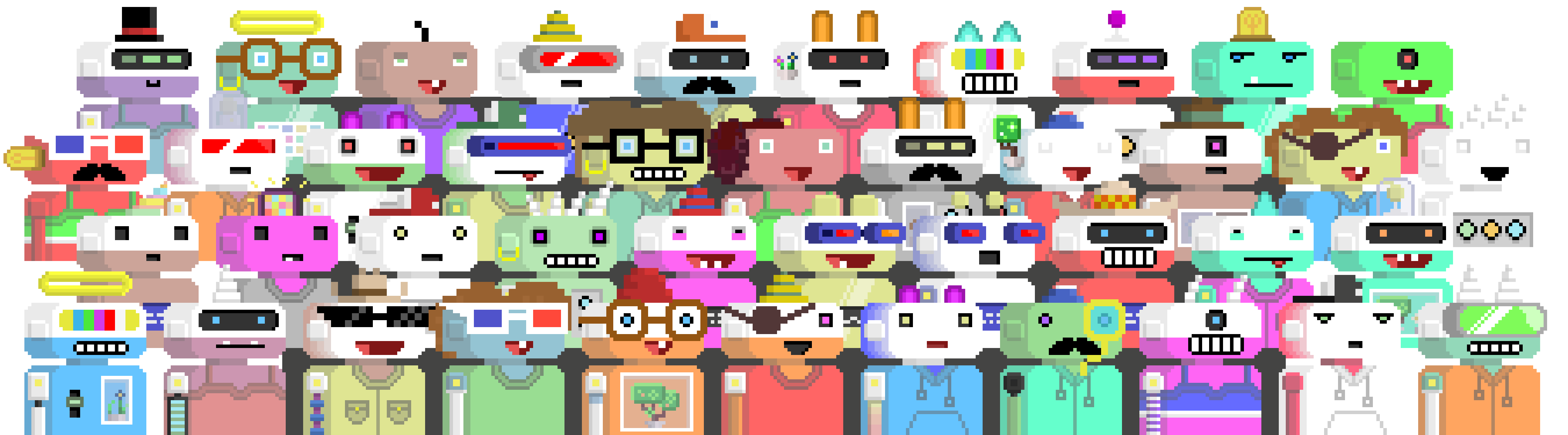 Cubloids character collection